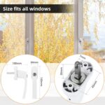 8er Set Abschliessbare Fenstergriffe KIDINIX – Kindersicherung & Einbruchschutz mit 16 Schlüsseln – Bild 3
