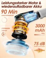 Kedoyoy Elektrische Reinigungsbürste 8 in 1 – Akku-Schrubber mit verstellbarem Griff – Bild 4