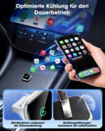 QINOJA Wireless CarPlay Adapter – Kabelloses CarPlay für iPhone in Gold – Bild 3