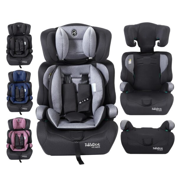 FableKids Autokindersitz 15 M.–150 cm mit 3-Punkt-Sicherheitsgurt – ECE R129/03 zertifiziert