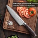 PAUDIN Kochmesser 20 cm – Profi Chefmesser aus Carbon Edelstahl mit ergonomischem Griff – Bild 9