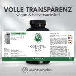 GREEN NATURALS Coenzym Q10 250 mg – 180 Kapseln aus Fermentation für 6 Monate – Bild 6