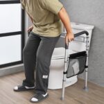 VEVOR Toiletten-Sicherheitsgeländer 136 kg – Aufstehhilfe mit Aluminiumrahmen & rutschfesten Griffen – Bild 8
