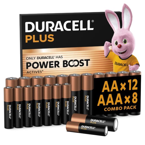Duracell Plus AA & AAA Batterien Kombipackung (20 Stück) – Alkaline 1,5 V