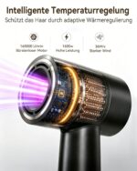 Vasip Ionen-Haarföhn 160.000 U/min mit Diffusor – Leiser Haartrockner für schnelles Styling – Bild 8