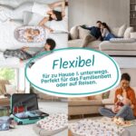 balelu Babynest 100x58 cm – OEKO-TEX Baumwolle, maschinenwaschbar für Neugeborene – Bild 6