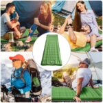 WARMTUYO Isomatte 12 cm – Aufblasbare Schlafmatte mit Fussdruckpumpe für Camping & Wandern – Bild 7
