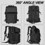 HEMSO 45L Militär Rucksack – Wasserdichter Taktischer Backpack für Outdoor & Wandern – Bild 5