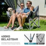 EVER ADVANCED Campingsofa 145cm – Faltbares 2-Sitzer Faltsofa 400kg belastbar – Bild 5