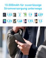 Anker PowerCore 10K Powerbank – Schlankes 10.000 mAh Akku-Pack mit USB-C – Bild 6