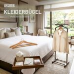 Utopia Home 20er Pack Holzbügel mit Hosenstange – Naturholz Kleiderbügel für Anzüge & Mäntel – Bild 2