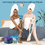 AURAFINE Digital Waxing Set – Professionelle Haarentfernung zu Hause mit Wachsheizer & Kammille-Perlen – Bild 7
