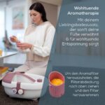 Beurer FB 35 Fusssprudelbad mit Vibrations- & Sprudelmassage, Pediküre-Aufsätzen & Aromatherapie – Wellness-Fussbad bis Schuhgrösse 44 – Bild 5