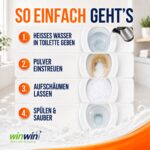 winwinCLEAN Reinigungsschaum 1kg – Kraftvoller WC- & Universalreiniger mit Orangenduft – Bild 4