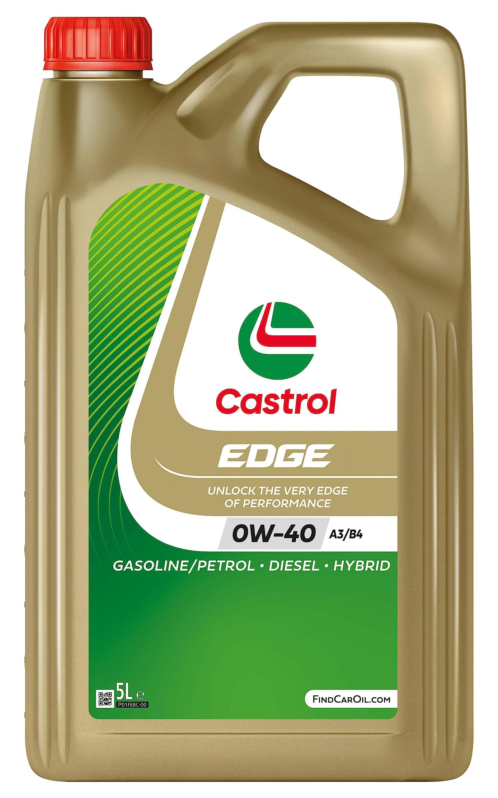 81jFzkIohyL._SY2560_.jpg Castrol EDGE 0W-40 A3/B4 Motoröl 5L – Hochleistungsöl mit Fluid-TITANIUM – Bild 1
