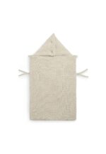 Jollein Fussack Basic Knit Nougat – Universeller Babyfussack für Babyschale & Kinderwagen – Bild 8