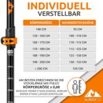 Alpenfux Teleskop-Wanderstöcke aus Aluminium 7075 – Leicht & Gelenkschonend für alle – Bild 6
