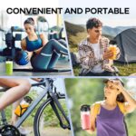 Ganiza GB1 Standmixer 900W – Smoothie Maker mit 3 Tragbechern & Edelstahlklingen – Bild 8