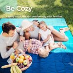 OCOOPA Stranddecke 280x300 cm sandfrei & wasserdicht – XXL Familiendecke mit Ankerung – Bild 5
