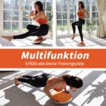 DH FitLife Balance Board Ø 42cm mit Griffen – Gleichgewichtstrainer bis 200kg – Bild 6