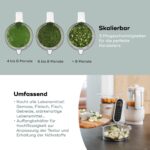Babymoov Nutribaby Plus Mineral Beige – 6-in-1 Babynahrungszubereiter mit Dampfgaren & Mixen – Bild 6