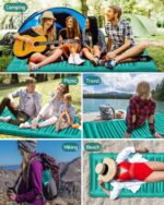 JEMULICE Isomatte 12cm – Ultraleichte Luftmatratze mit Fusspumpe für Camping & Wandern – Bild 8