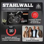 STAHLWALL E-Scooter Schloss mit 8mm Stahl & XU3 Zylinder – Handschellenschloss für E-Roller – Bild 7