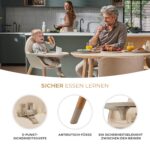 Kinderkraft FINI2 2-in-1 Hochstuhl – Babystuhl & Spielstuhl mit Holzbeinen für 6 Monate bis 5 Jahre – Bild 7