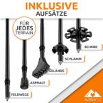 Alpenfux Teleskop-Wanderstöcke aus Aluminium 7075 – Leicht & Gelenkschonend für alle – Bild 5