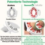 TESMED CELLULITE Manueller Anti-Cellulite Massageroller mit patentierter Rollentechnologie – Made in Italy, klinisch getestet – Bild 3