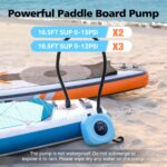 Hydrohero Elektrische SUP Pumpe 20PSI – Wiederaufladbar mit Dual-Stage & Auto-Off – Bild 3