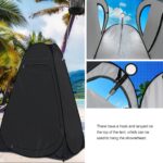 riggoo Pop-Up Duschzelt 150x150x213cm mit UV 50+ – Privatsphäre Umkleidezelt für Camping & Strand – Bild 2