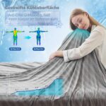 EMME Kühldecke 152x203 cm mit Arc-Chill Fasern – Doppelseitige Sommerdecke für erholsamen Schlaf – Bild 3
