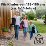 YALION Kindersitzerhöhung 125–150 cm – ECE R129 Autositz für Kinder (Schwarz) – Bild 4