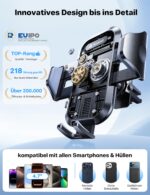 andobil 3-in-1 Kfz-Handyhalterung mit Saugnapf & Lüftungsclip – Universale Autohalterung für iPhone & Samsung – Bild 5