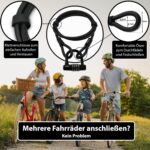 KOHLBURG Kabelschloss 2m mit Zahlenkombination – Stahlseil Fahrradschloss für flexible Sicherung – Bild 5