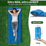 FORRINX Isomatte mit Kissen & Fussluftpumpe – Ultraleichte Campingmatte 950g für Wandern & Outdoor – Bild 3