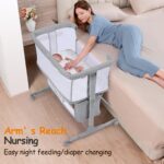 Growaystory Beistellbett Baby – 7-fach höhenverstellbar mit Co-Sleeper Funktion & Stauraum – Bild 5
