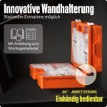 WERKSTEIN® Erste Hilfe Kasten DIN 13157:2021 – Verbandskasten mit Wandhalterung für Betrieb & Zuhause – Bild 5