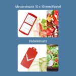 Genius Nicer Dicer Smart 6-teilig – Multifunktionaler Gemüseschneider für Würfel & Scheiben – Bild 6