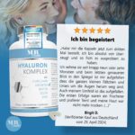 180 Hyaluron Kapseln hochdosiert 600 mg – Vegane Beauty Kapseln mit Zink & Biotin für Haut, Haare & Nägel – Bild 6