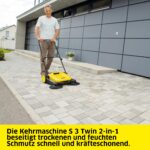 KÄRCHER S 3 Twin 2-in-1 Kehrmaschine – 650 mm Arbeitsbreite für müheloses Außenreinigen – Bild 2