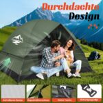Purebox Kuppelzelt 2-3 Personen – Ultraleicht & Windsicher für Camping & Trekking – Bild 6