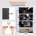 FlexSolar 12V 20W Solarmodul IP67 – Intelligentes Autobatterie Ladegerät für Fahrzeuge & Boot – Bild 4