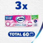 Zewa Ultra Soft Toilettenpapier – 4-lagig für sanfte Hautpflege – Bild 2