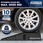 WERKTHOR Auffahrrampen PKW 2er Set – bis 5 Tonnen Tragkraft für sichere Wartungsarbeiten – Bild 3