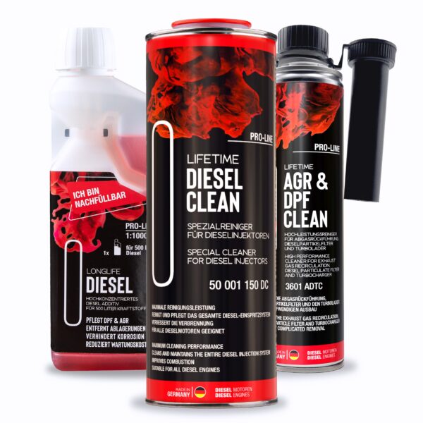LIFETIME Diesel Additiv All in One – AGR & DPF Reiniger für 12 Tanks