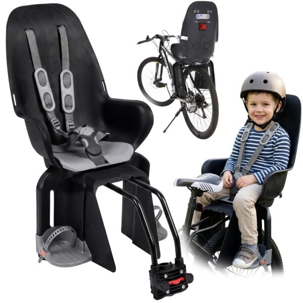 Campela Kinderfahrradsitz 9–22 kg mit TÜV – Sicherer Fahrradsitz für Kinder ab 9 Monaten