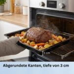 ICQN Backblech & Gitter Set 42x37 cm – Emailliert & Verchromt für Electrolux & AEG – Bild 6
