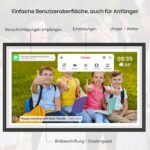 Yalilia 15,6 Zoll Digitaler Bilderrahmen mit 64GB – FHD Touchscreen & Frameo-App – Bild 7